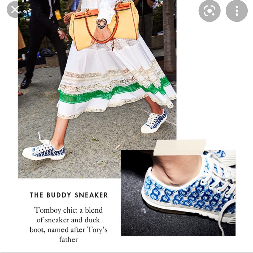 🚚Moving Sale🚚 Tory Burch Buddy Sneakers